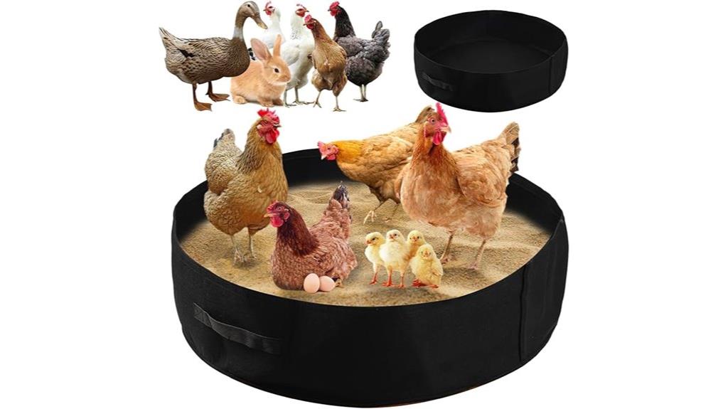 chicken coop cleaning container