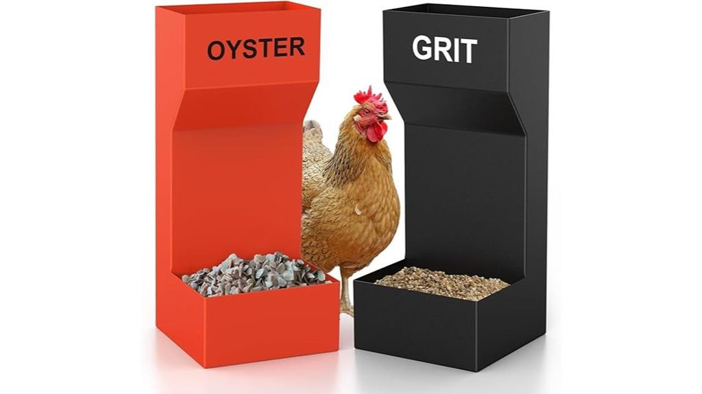 chicken coop grit feeder