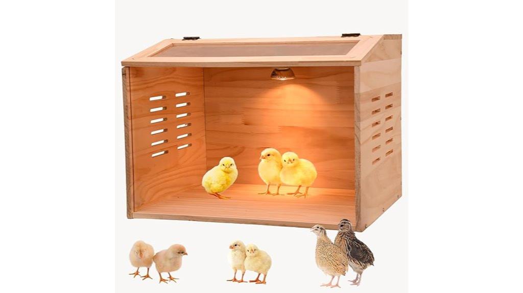 chicken hatchling enclosure setup