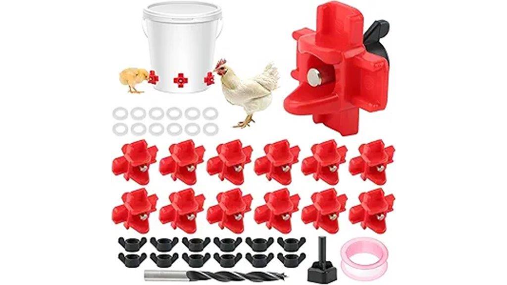 chicken water nipple kit