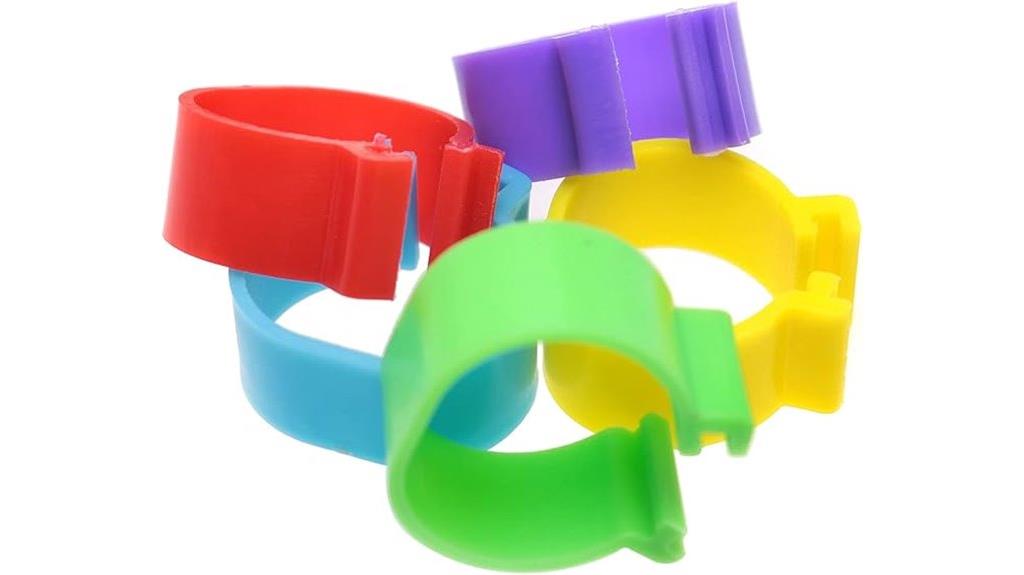 colorful chicken leg bands