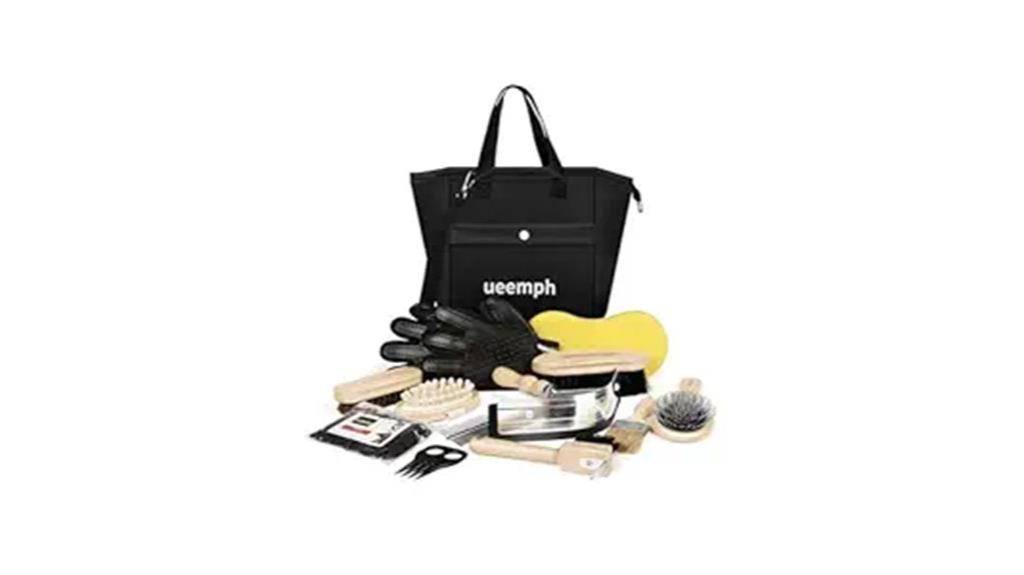 complete horse grooming set