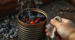 create char cloth in can
