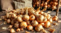 cure onions before storing
