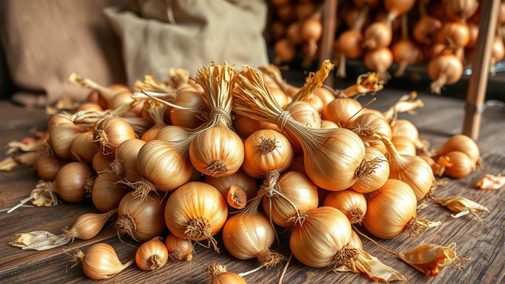 cure onions before storing