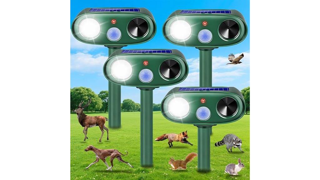 deer repellent solar devices