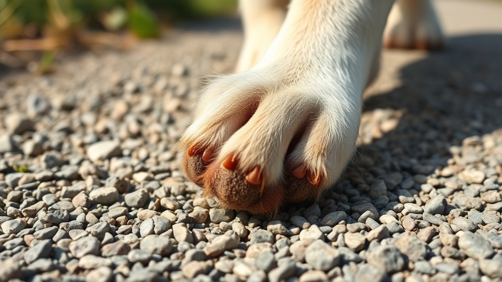 dog paw health maintenance