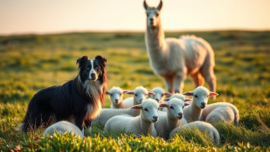 dogs provide vigilant lambing protection