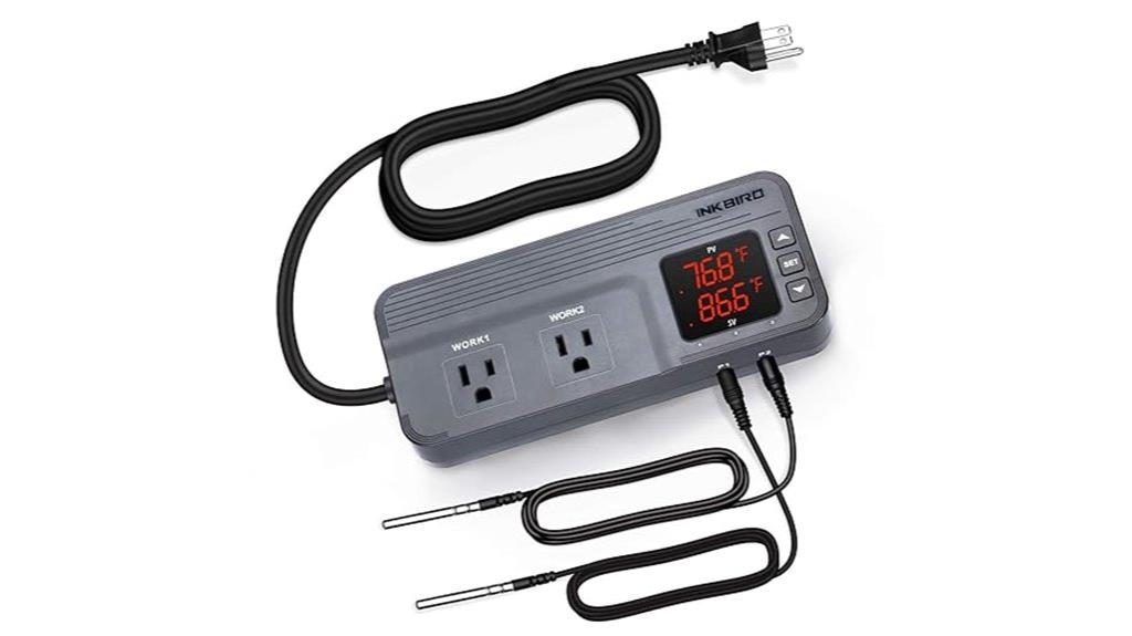 dual sensor temperature controller