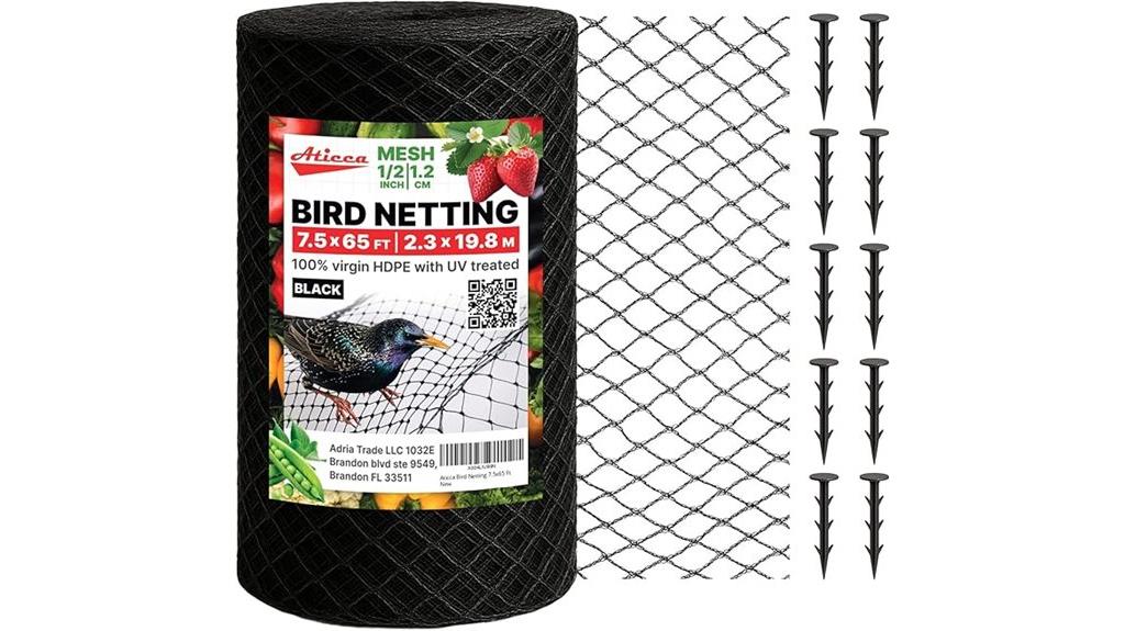 durable bird protection net