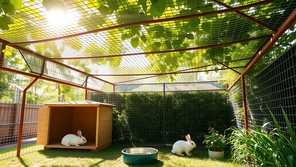 effective ventilation and shade