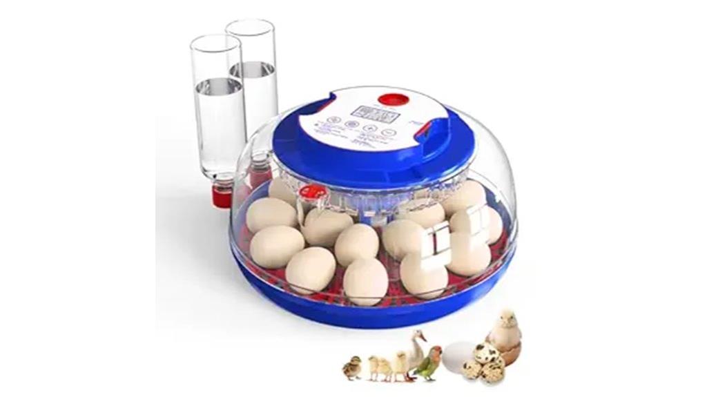 egg incubator with candler