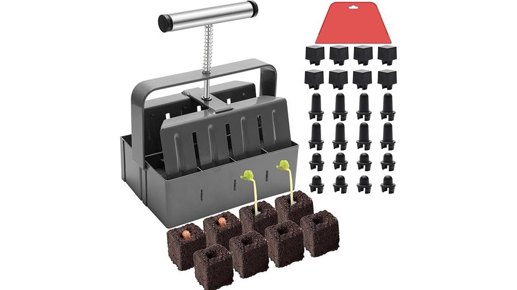 eight cell 2 inch soil block