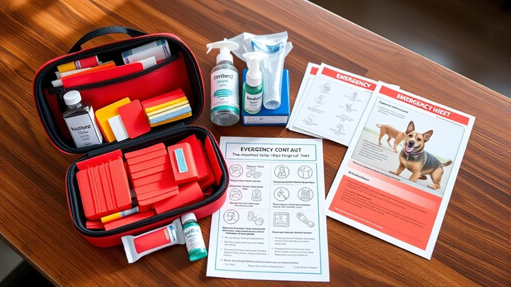 emergency contacts and first aid