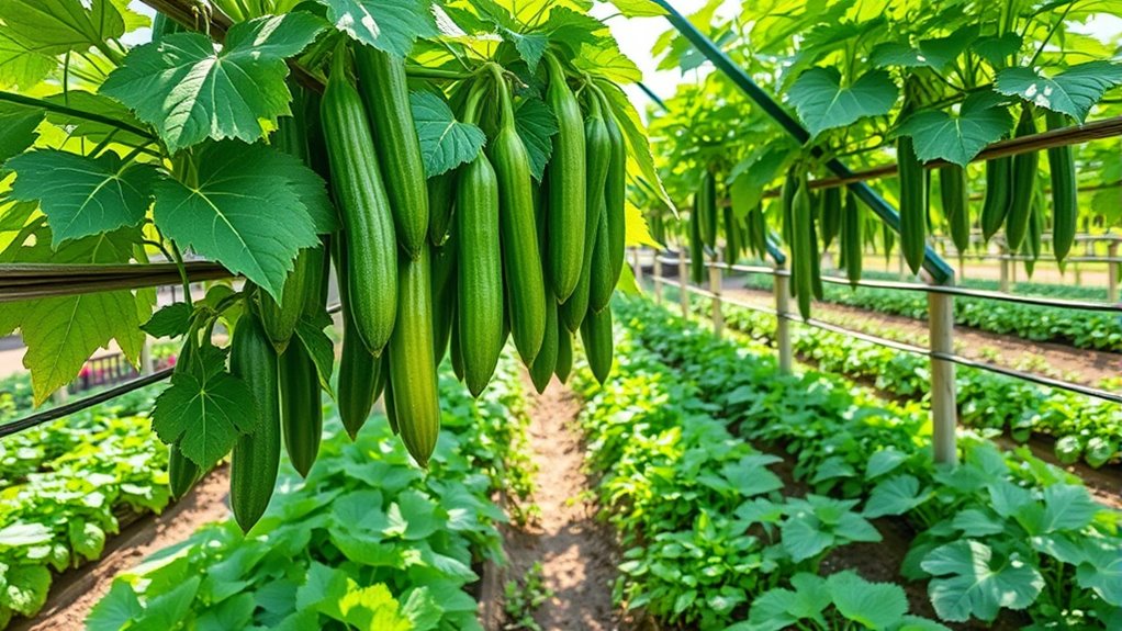 extend cucumber harvest season