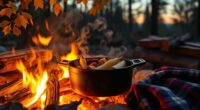 fall inspired campfire recipes