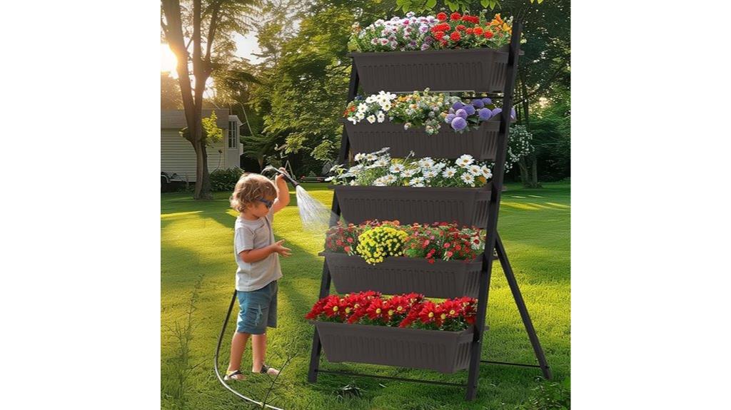 five tier garden planter
