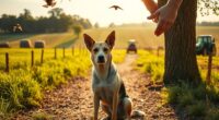 focusing during farm training