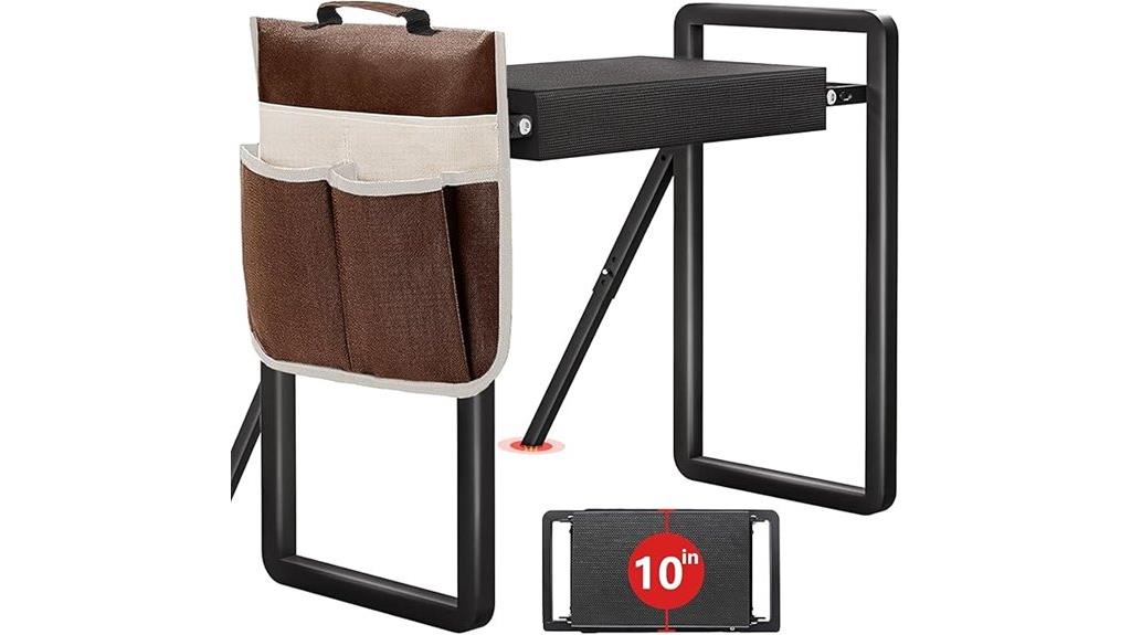foldable garden kneeler seat