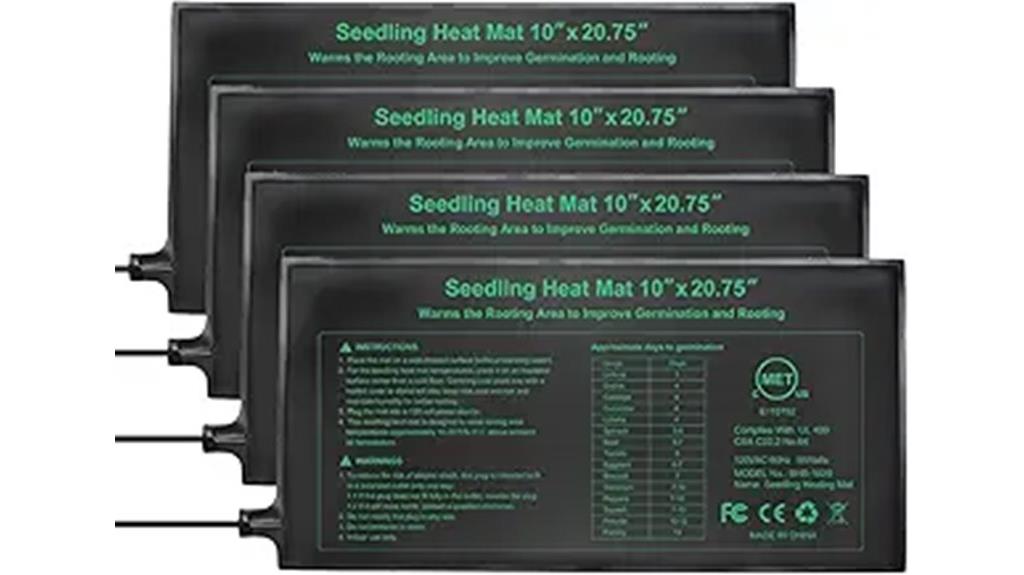four pack heat mats