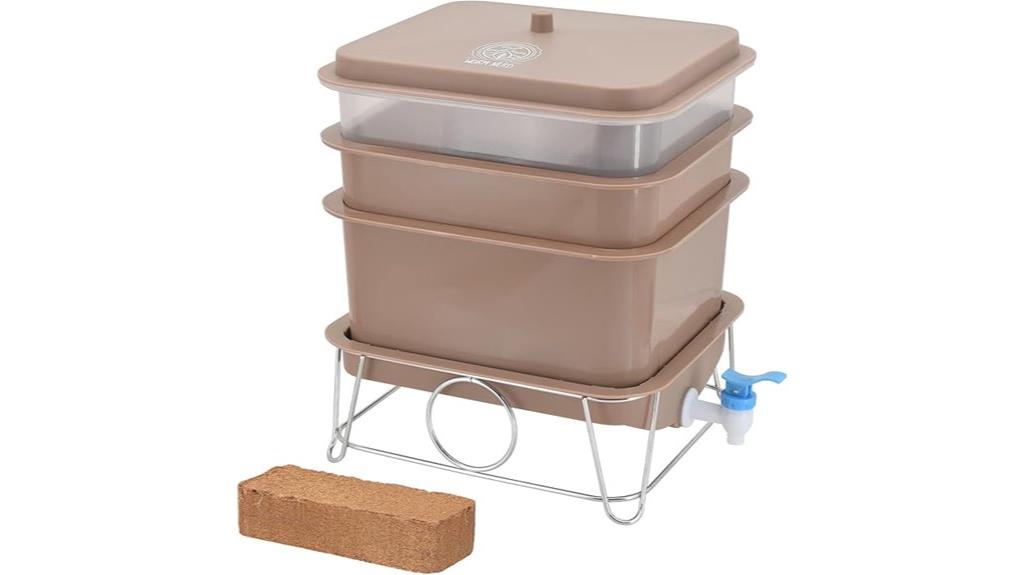 four tray composting kit
