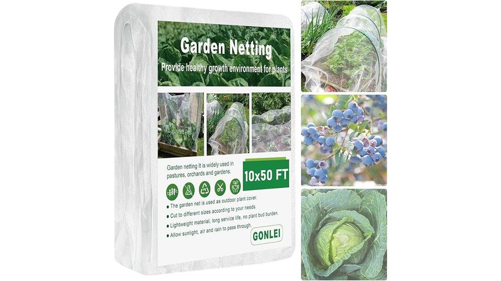 garden netting 10x50 ft