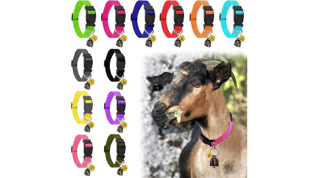 goat collars with bells