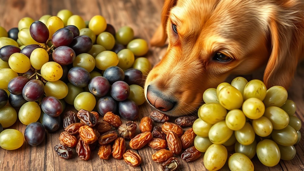 grapes raisins kidney failure