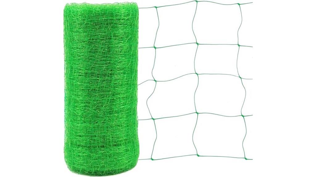green plastic trellis roll