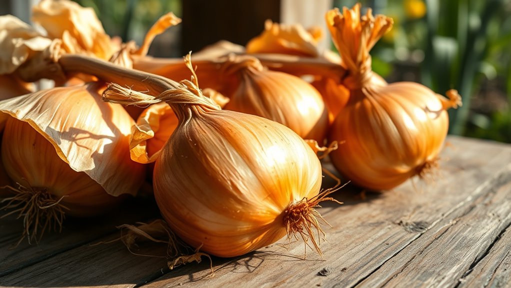 harvest onions at proper timing