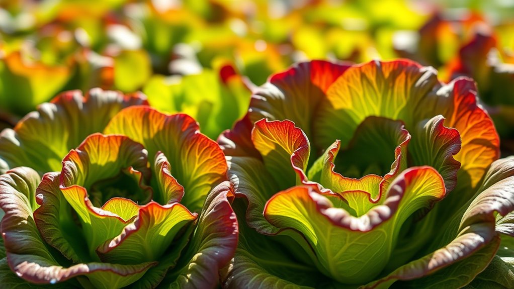 heat resistant well watered lettuce