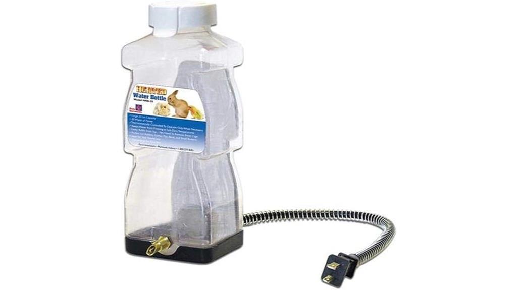 heated water bottle for rabbits