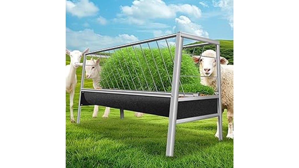 heavy duty 90 gallon hay feeder