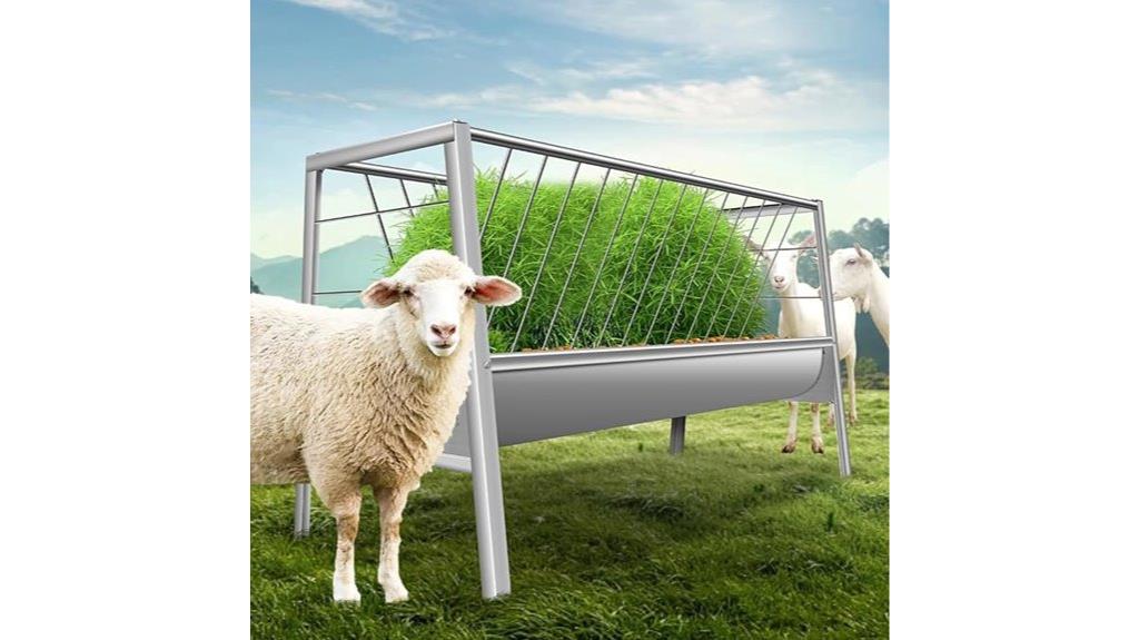 heavy duty 90 gallon hay feeder