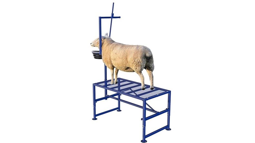 heavy duty goat milking stand