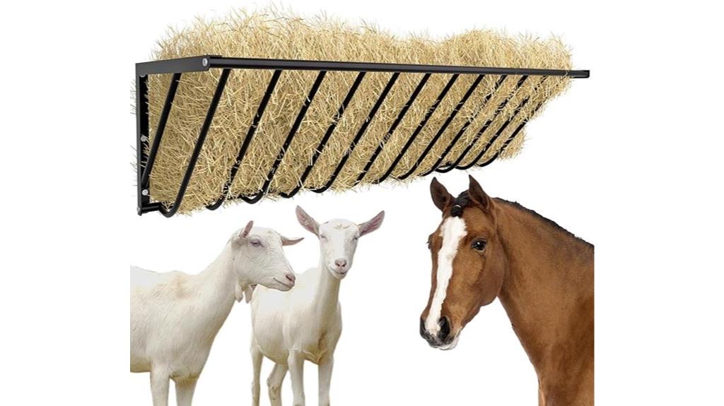heavy duty iron hay rack