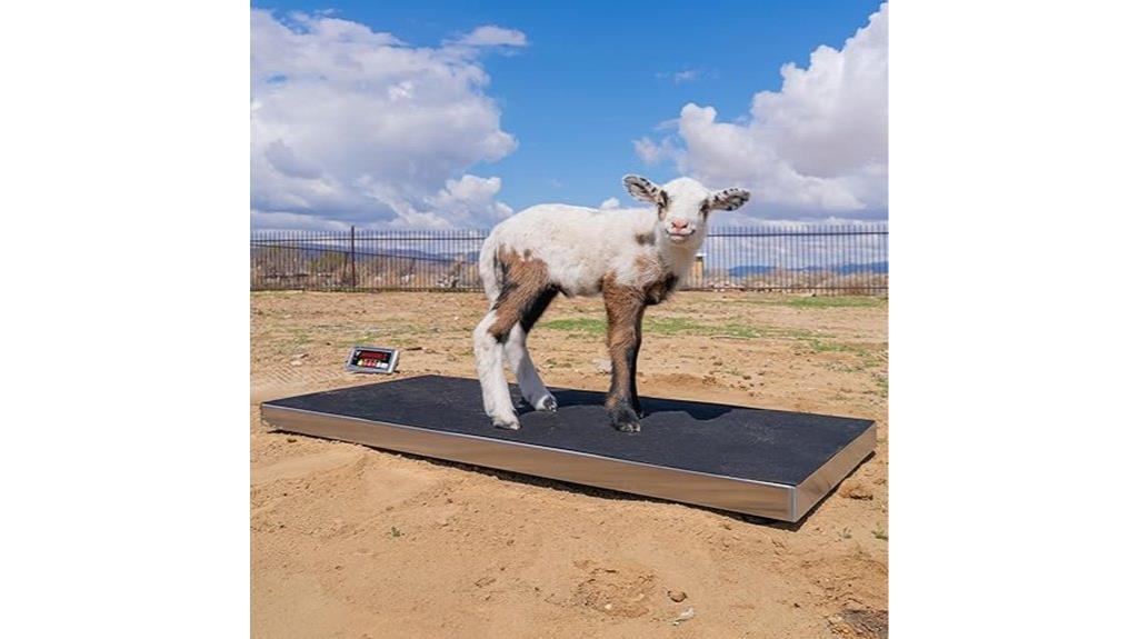 heavy duty livestock weighing scale