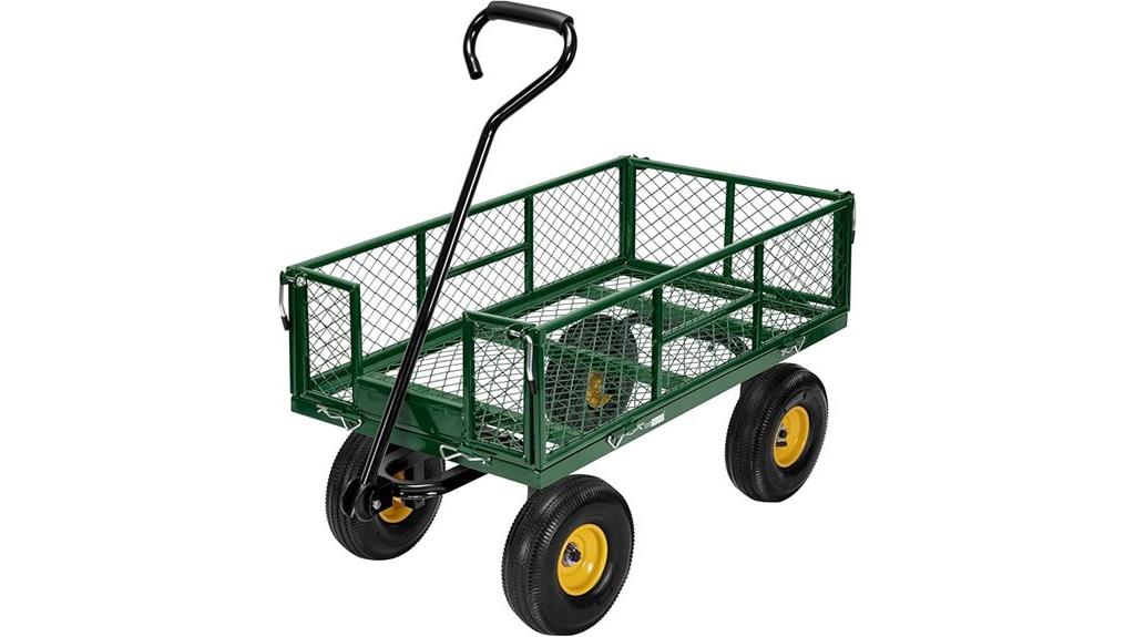 heavy duty mesh garden cart
