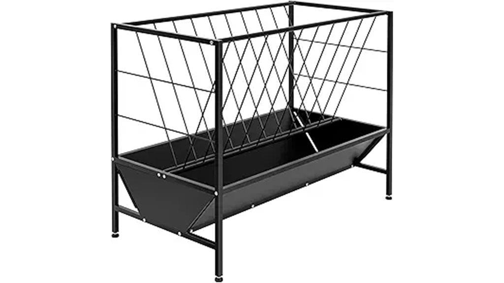 heavy duty pasture hay feeder