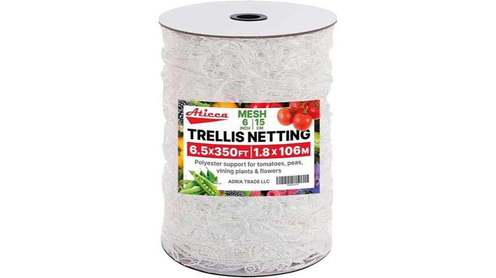 heavy duty polyester trellis netting