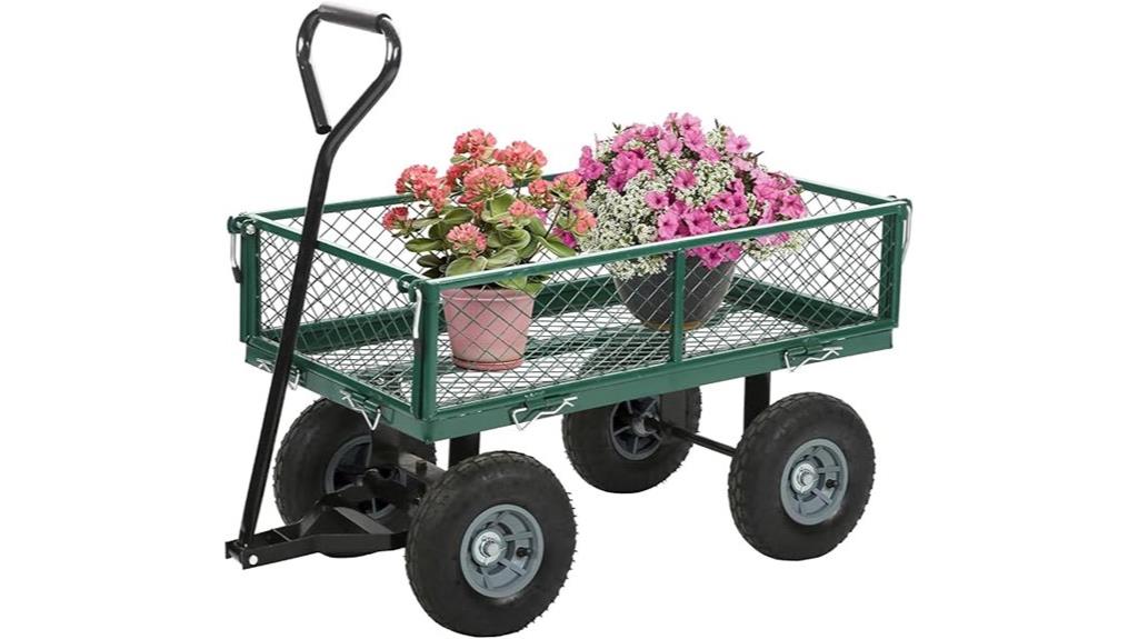 heavy duty steel utility cart