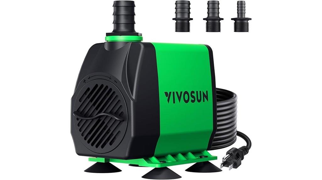 high capacity aquarium pump