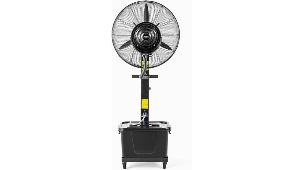 high capacity misting fan