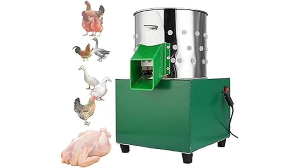 high efficiency rubber finger plucker