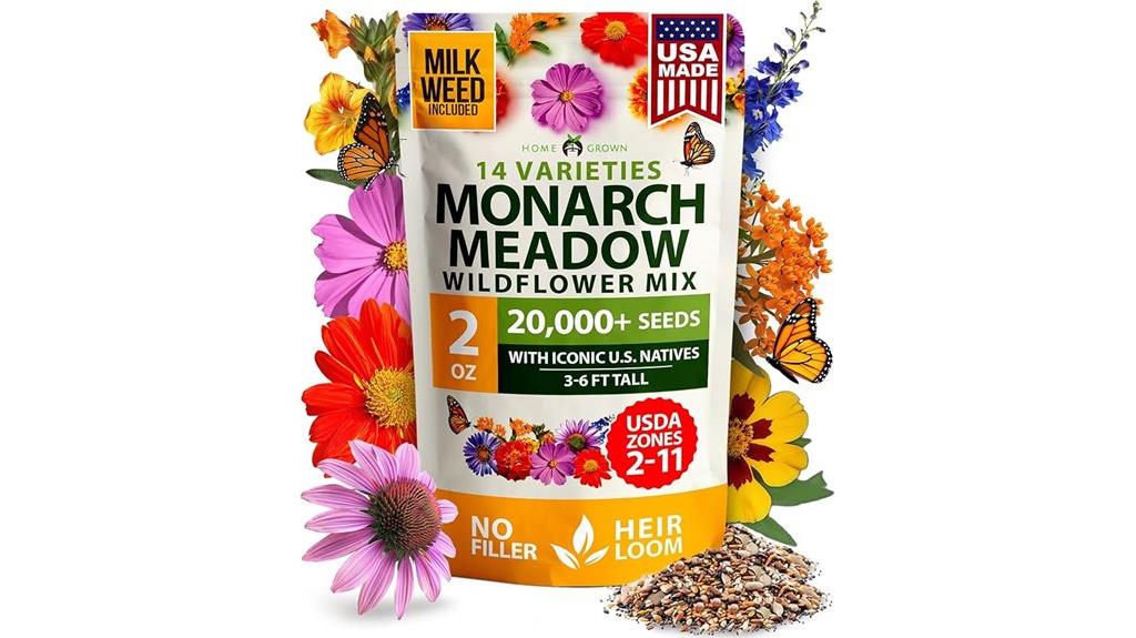 homegrown monarch butterfly seeds