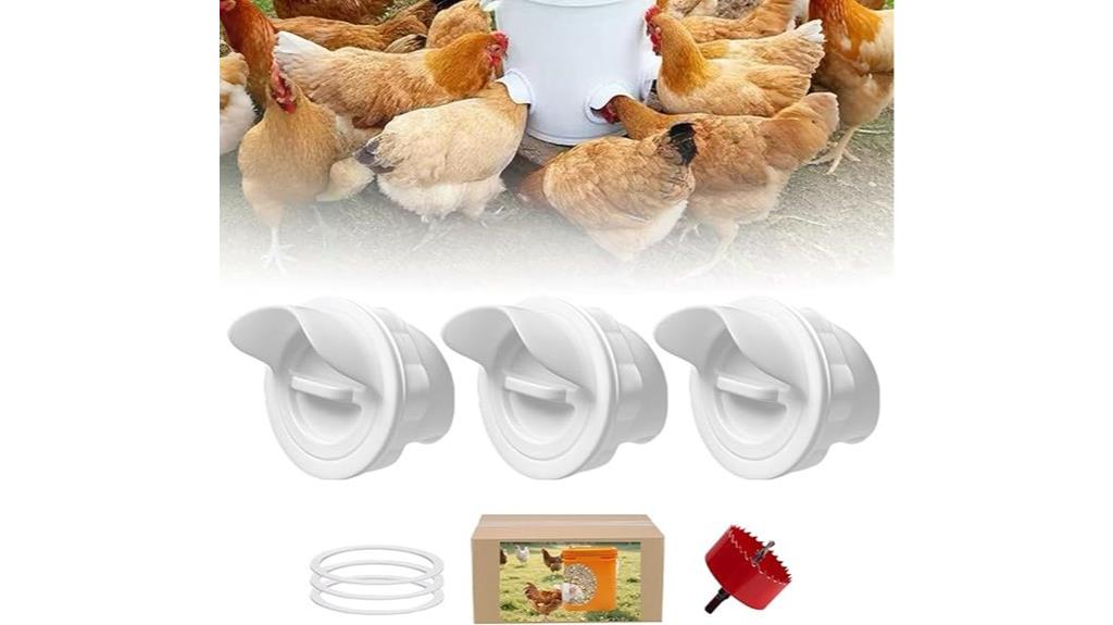 homemade chicken feed system