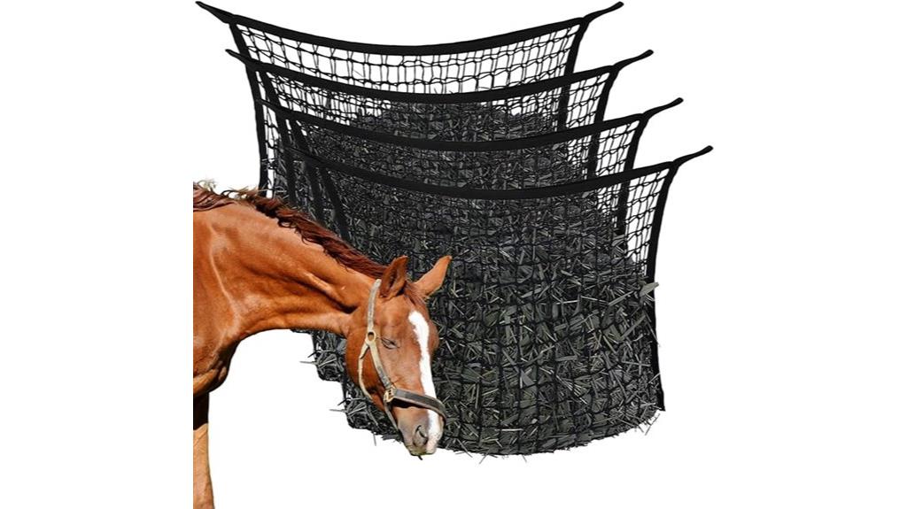 horse hay feeding net