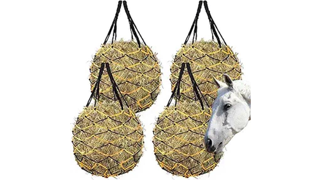 horse hay net set
