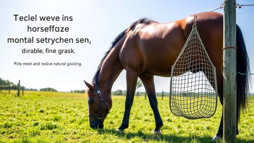 horse net durability and safety