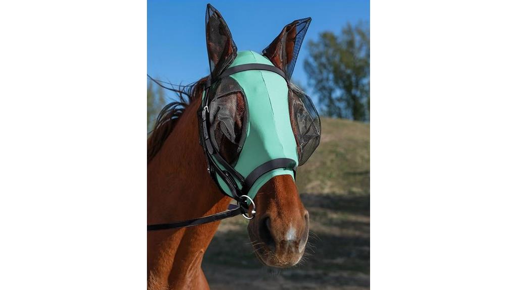 horse uv fly mask